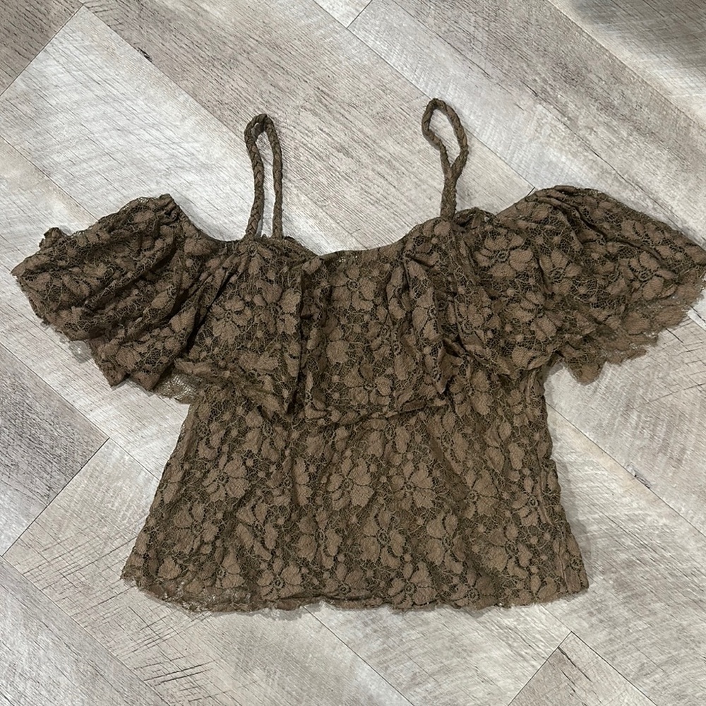 Elegant Lace Off-Shoulder Top
